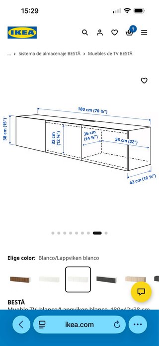 Mueble TV Besta Ikea