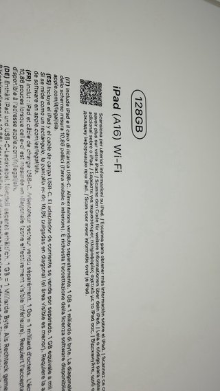 iPad (A16) 128 GB 2025