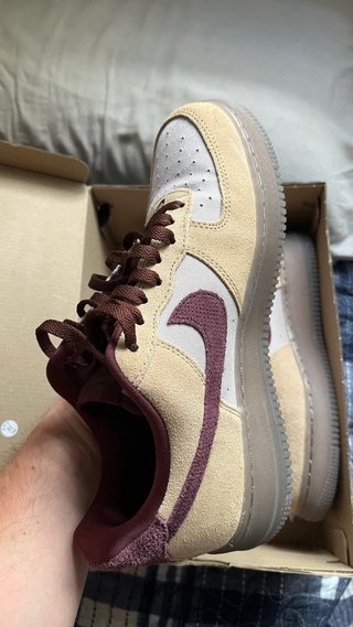 Nike Air Force 1 Beige y Marrón
