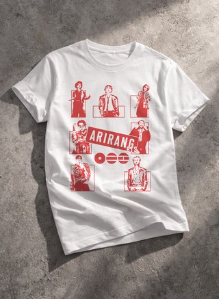 BTS Arirang Vintage T-Shirt K-Pop Bangtan Army Fan