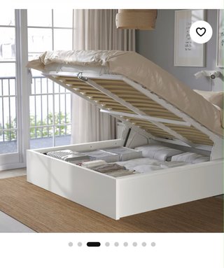 Canapé Cama Matrimonio Blanco Ikea