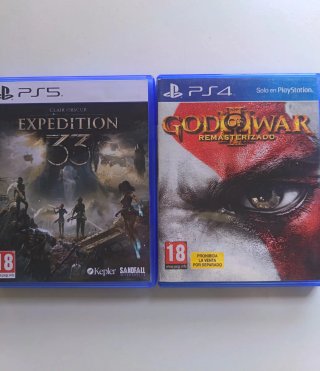 Juego Ps4 God of War y Expedition 33 Ps5