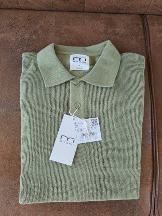 Camisa Polo Milano beige Talla XL