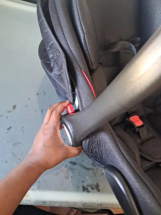 Silla de coche para bebé negra