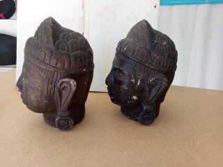 Escultura de piedra maciza decoración jardín