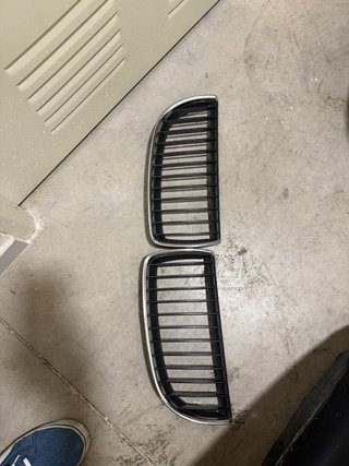 Rejillas Parachoques BMW E90 Cromadas