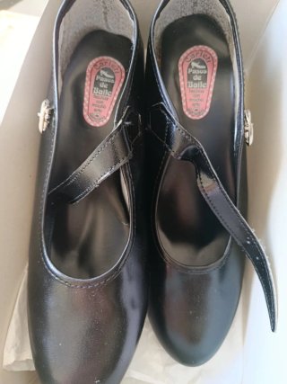 Zapatos de baile Carletti negros mujer