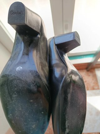 Zapatos de baile Carletti negros mujer