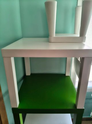 Pack Muebles Ikea BAGGEBO y Lack Blanco