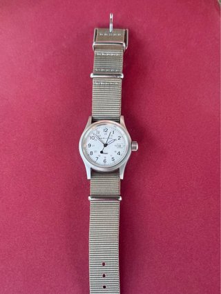 Reloj Hamilton Khaki Cuarzo Cristal Nuevo Titanio