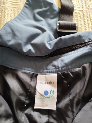 Pantaloncini da sci per bambini con bretelle 12 anni