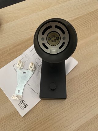 Aplique pared IKEA NYMÅNE negro