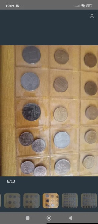 Lote monedas Liras Italia