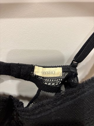 Camisón de encaje negro
