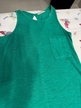 Vestido largo verde