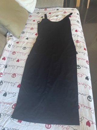 Vestido negro largo