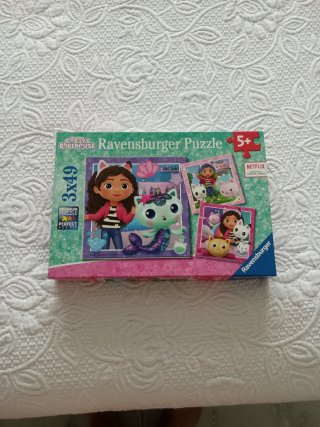 Puzzle Ravensburger Gabby's Dollhouse 3x49