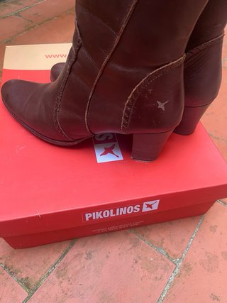 Botas de tacón marrones talla 41