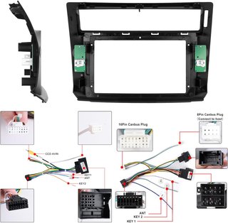 Carplay Radio Coche para Citroën C4 2004-2010