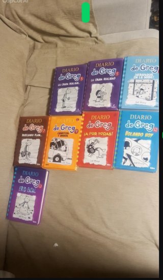 Lote 8 Libros Diario de Greg | Tapa Dura