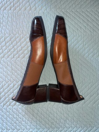 Zapatos Piel Tricolor Cocodrilo Talla 38