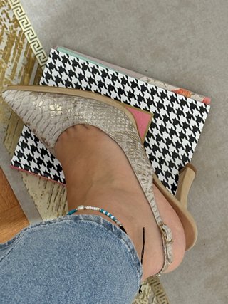 Zapatos de tacón Ezzio piel serpiente