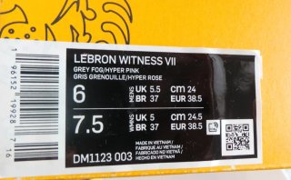 Zapatillas Nike Lebron Witness VII talla 38,5