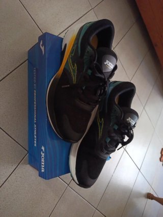 Zapatillas Joma Hombre Negras y Turquesa