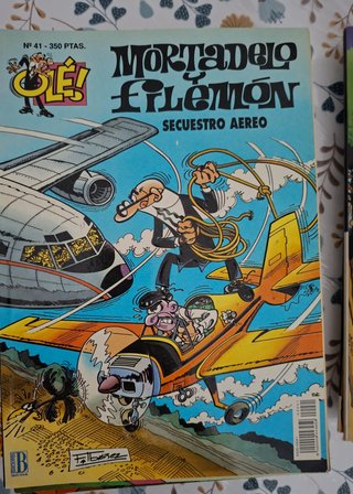 Mortadelo primera edición núm 41 secuestro aéreo