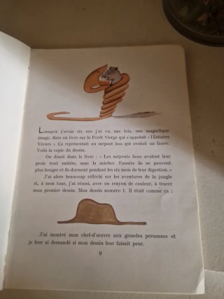 Libro en francés. Le Petit Prince. Editado en 1946