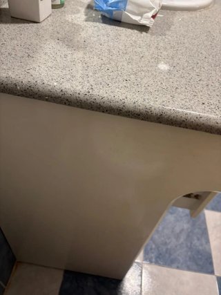 Mueble de baño blanco 1m