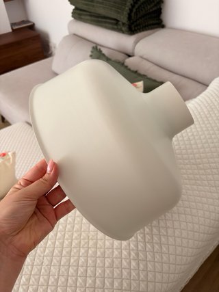 Pantalla lámpara blanca