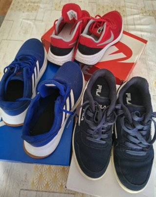 Lote Zapatillas Deportivas Adidas, Nike, Fila