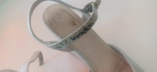 Sandalias TOPSHOP beige tacón cuña