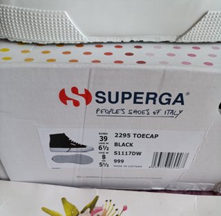 Superga 2295-COTW Zapatillas Altas Rojas Talla 39