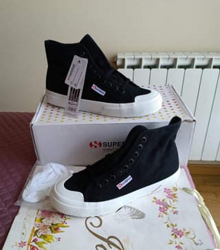 Superga 2295-COTW Zapatillas Altas Rojas Talla 39