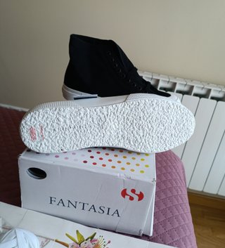 Superga 2295-COTW Zapatillas Altas Rojas Talla 39