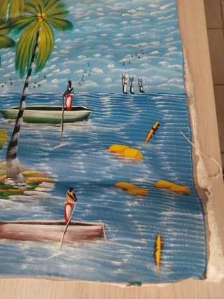 Tela per quadro Arte Naif Haitiano