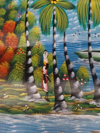 Tela per quadro Arte Naif Haitiano