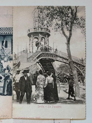Lote 3 Postales Antiguas Sevilla Costumbrista