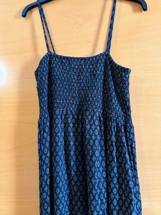 Vestido largo premamá tirantes estampado
