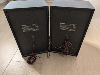 Altavoces Sharp Negros y Grises