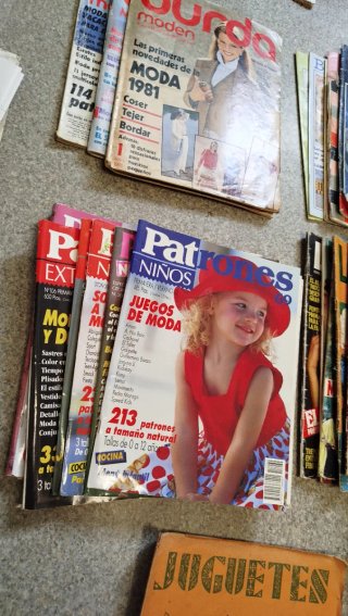Lote de revistas vintage costura .. se escuchas .