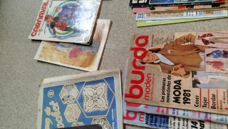 Lote de revistas vintage costura .. se escuchas .