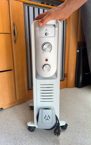Estufa eléctrica radiador 2000W