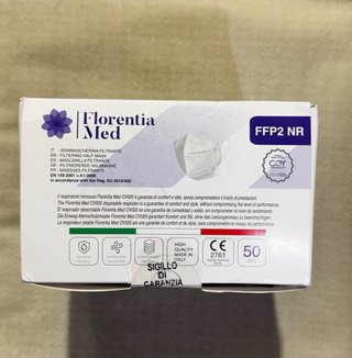 Mascherine FFP2 Florentia Med Bianche 50 pezzi.