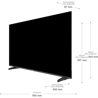 TV Haier 43 LED 4K UHD Google TV - H43K85FUX