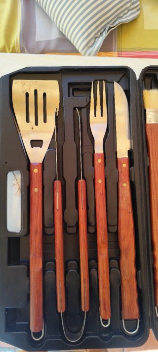 Set Utensilios Barbacoa 18 Piezas