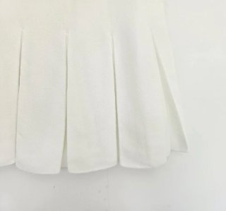 Vestido Zara punto tablas blanco