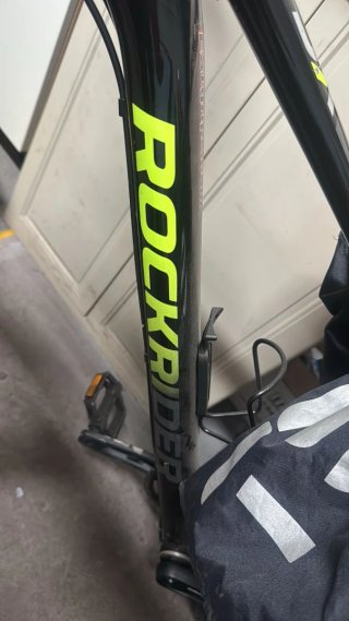 Bicicleta Rockrider MTB Negra/Amarilla